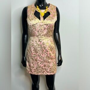 Vintage Metallic Dress